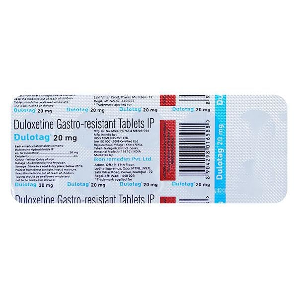 DULOTAG 20mg Tablet 10's