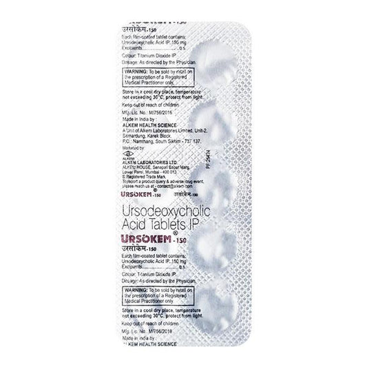 Ursokem 150mg Tablet 10'S