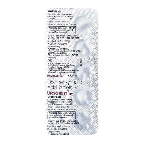 Ursokem 150mg Tablet 10'S