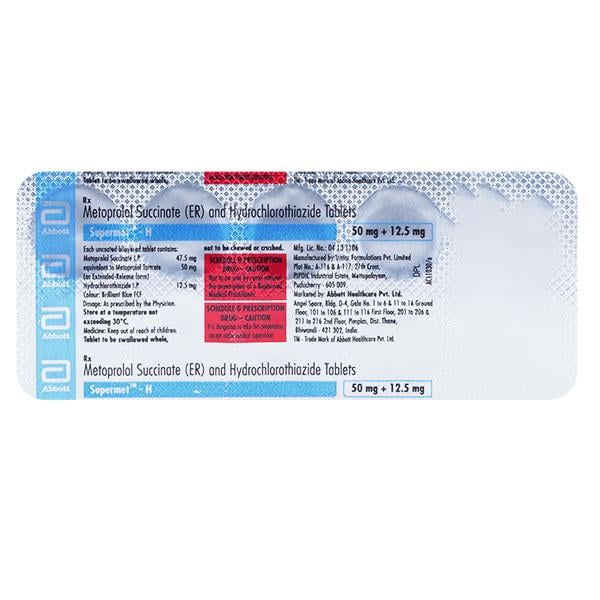 Supermet H Tablet 10'S