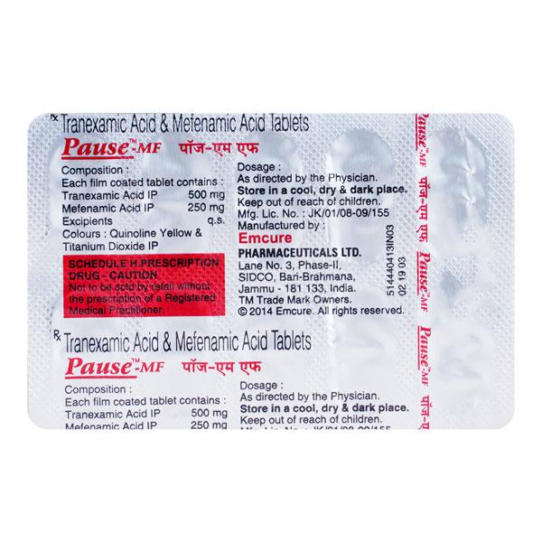 Pause MF Tablet 10'S