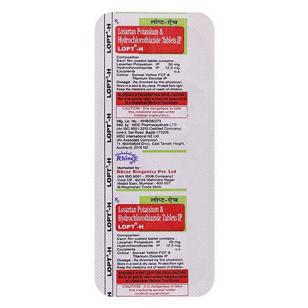 LOPT H 50mg Tablet 10's