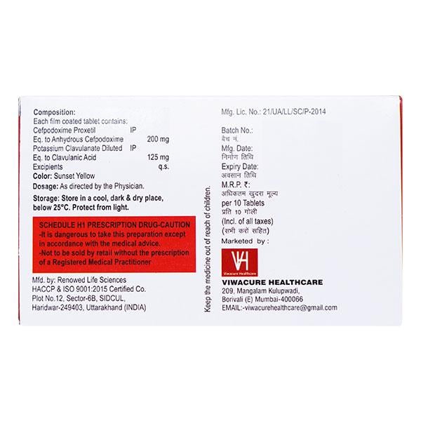 FUSOCEFF CV Tablet 10's