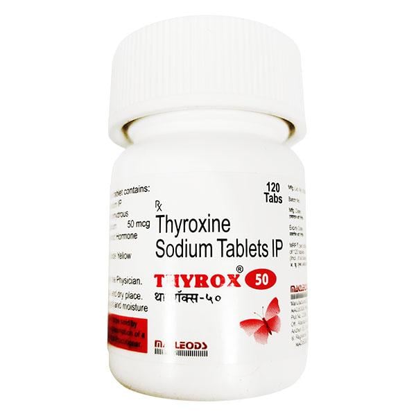 THYROX 50 Tablet 120's