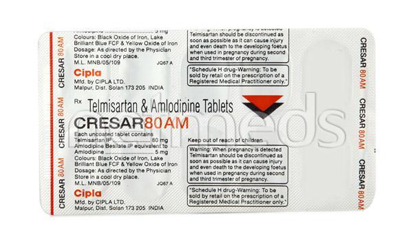 Cresar AM 80mg Tablet 10'S