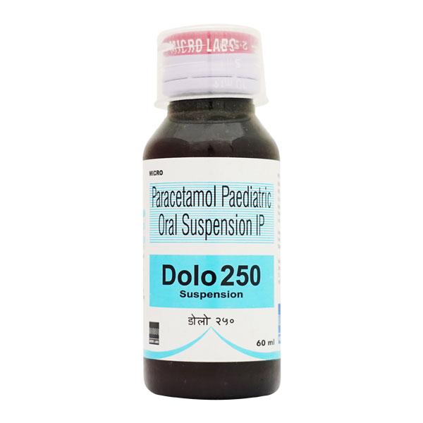 Dolo 250mg Suspension 60ml