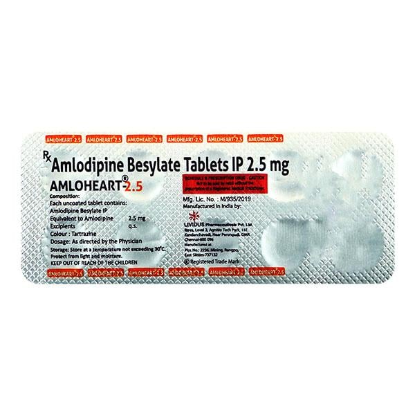AMLOHEART 2.5 Tablet 10's