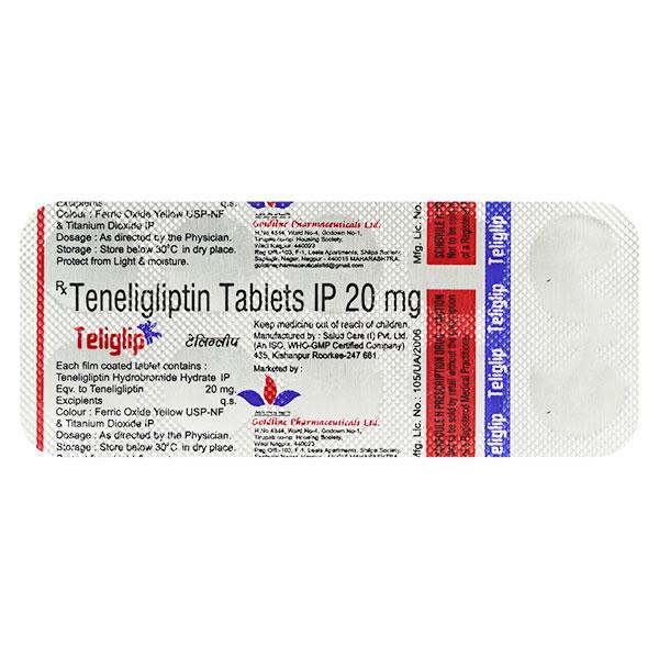 Teliglip 20Mg Tablet 10's