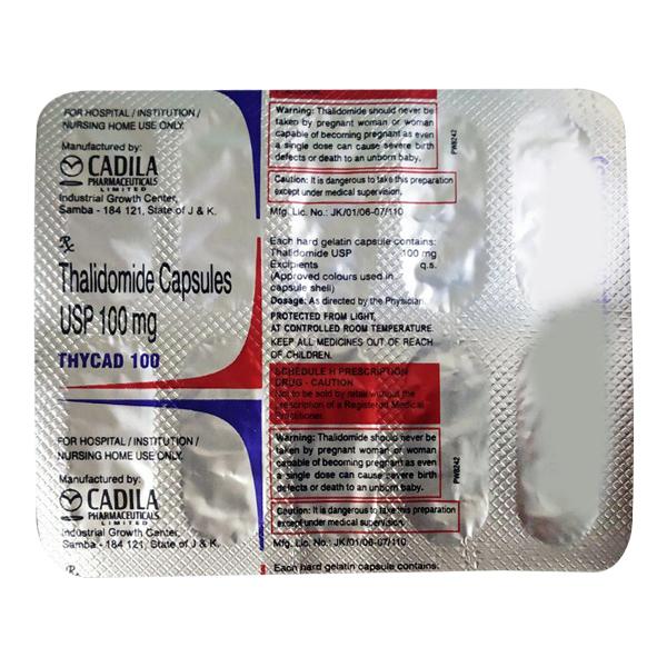 Thycad 100mg Capsule 10'S