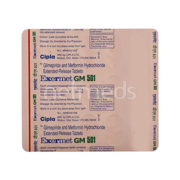 Exermet GM 501 Tablet 15'S