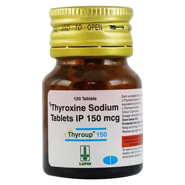THYROUP 150mcg Tablet 120's