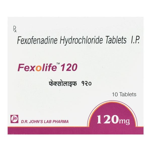 FEXOLIFE 120mg Tablet 10's
