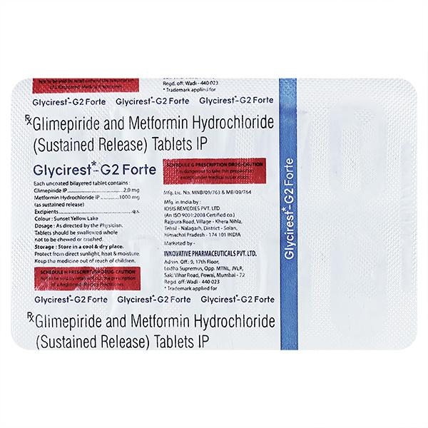 GLYCIREST G2 FORTE Tablet 10's