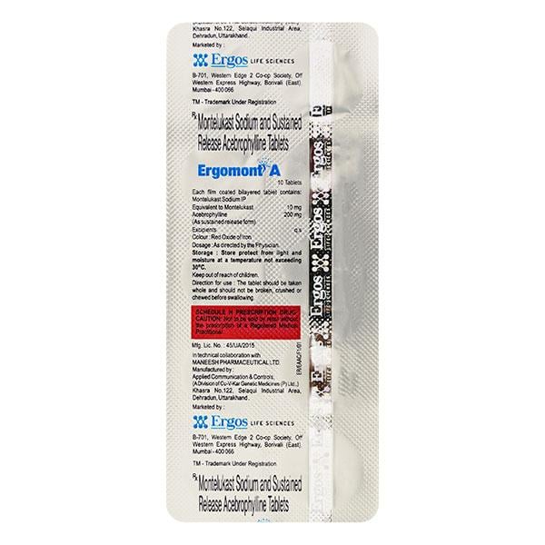 ERGOMONT A Tablet 10's