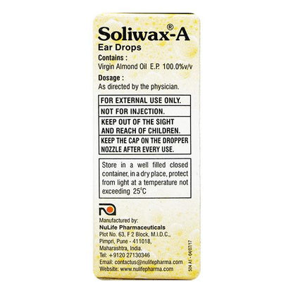 SOLIWAX A Ear Drops 10ml