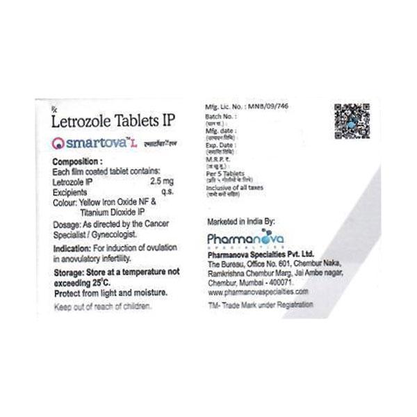 SMARTOVA L 2.5mg Tablet 5's