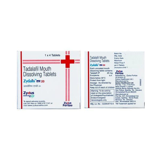 Zydalis MD 20mg Tablet 4'S