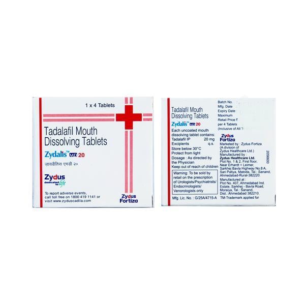 Zydalis MD 20mg Tablet 4'S