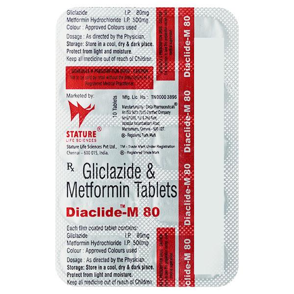DIACLIDE M 80 Tablet 10's