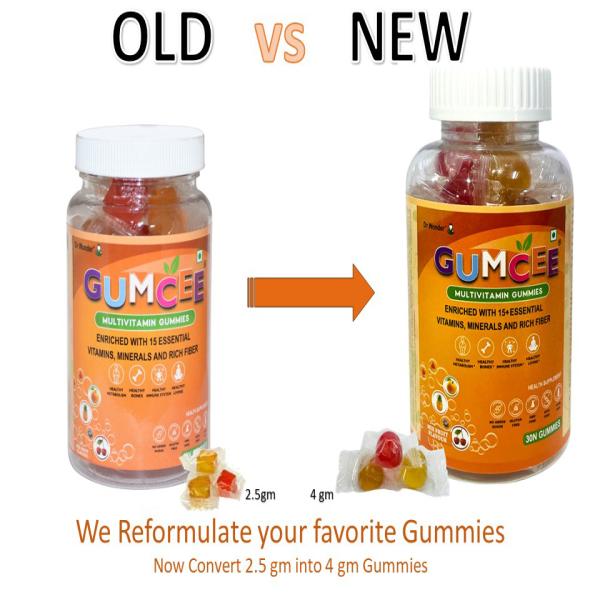 GUMCEE MIX FRUIT FLAVOUR Gummies 30's