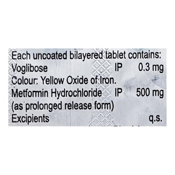 VOGTID M 0.3/500mg Tablet 10's