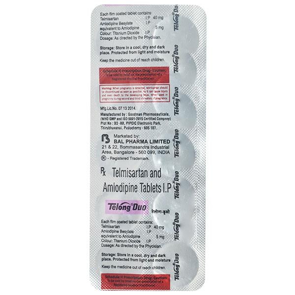 Telong Duo Tablet 10'S