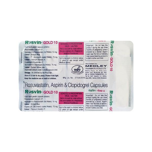 Rosvin Gold 10 Capsule 10'S