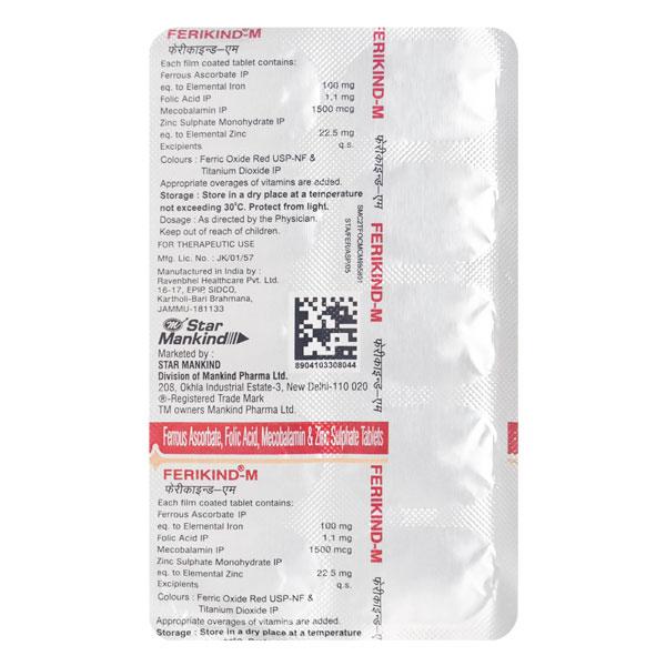 Ferikind M Tablet 10'S