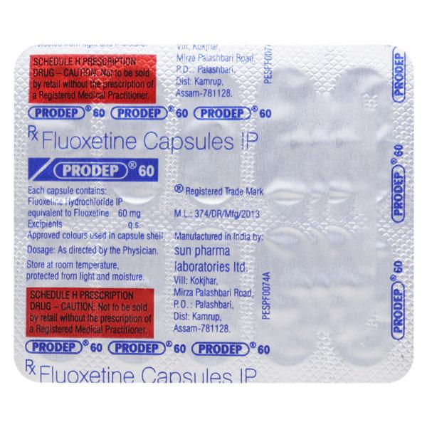 Prodep 60mg Capsule 10'S
