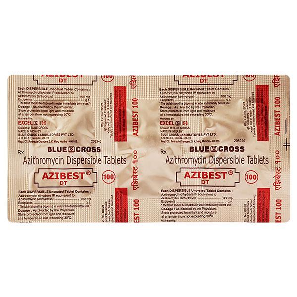 Azibest DT 100mg Tablet 3'S