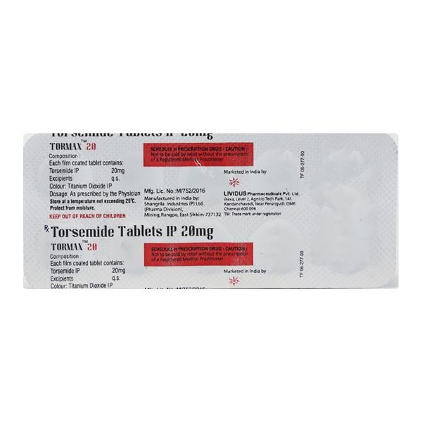 TORMAX 20 Tablet 10's