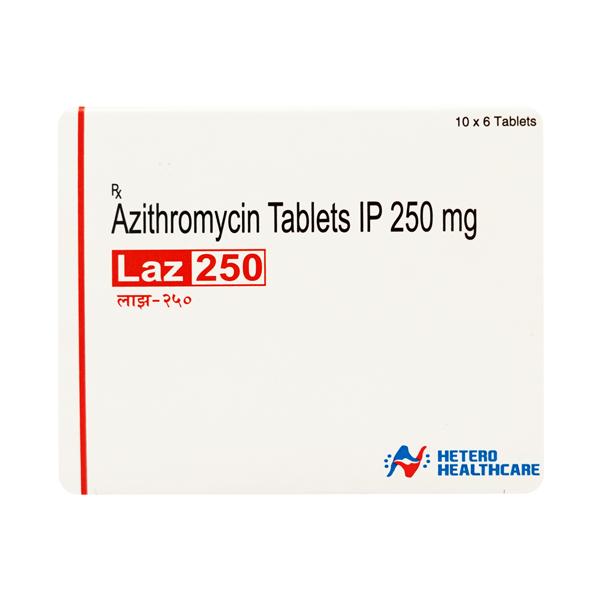 LAZ 250mg Tablet 6'S