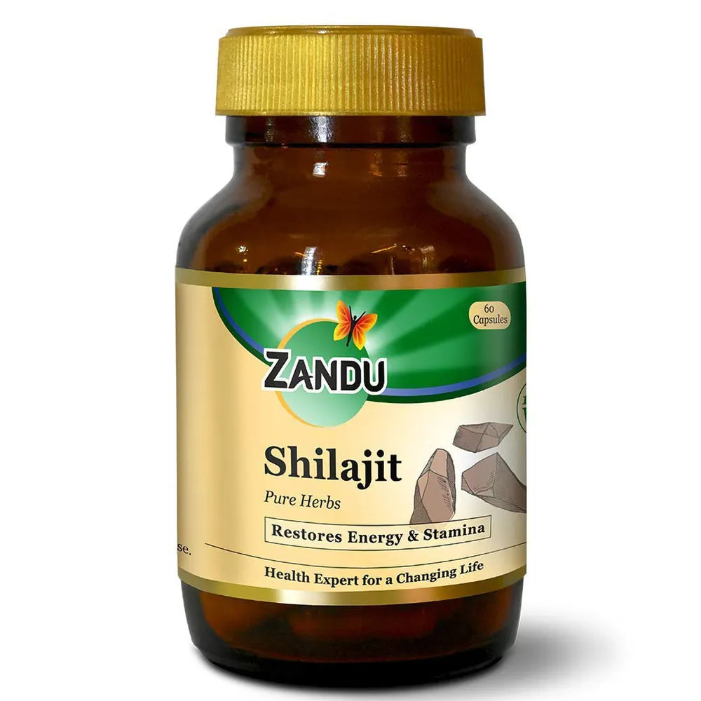 Zandu Shilajit, 60 Capsules