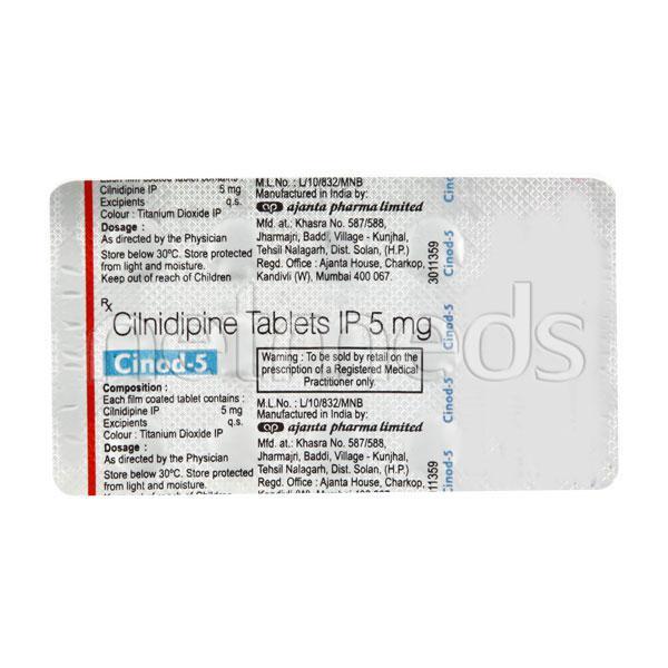 Cinod 5mg Tablet 15'S