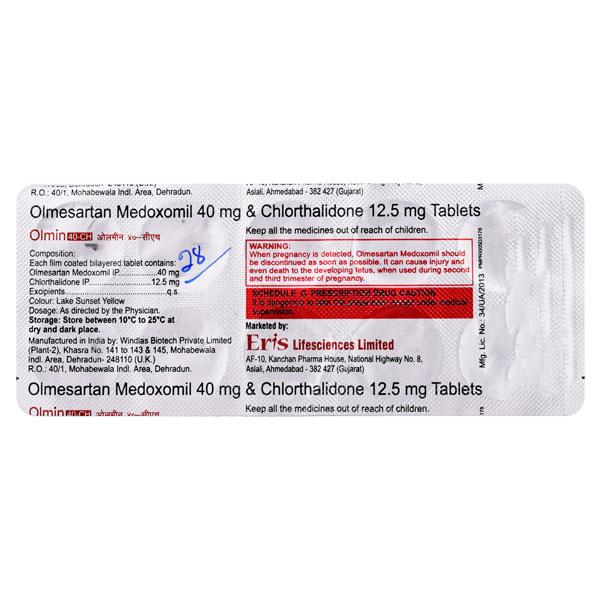 Olmin CH 40mg Tablet 10'S