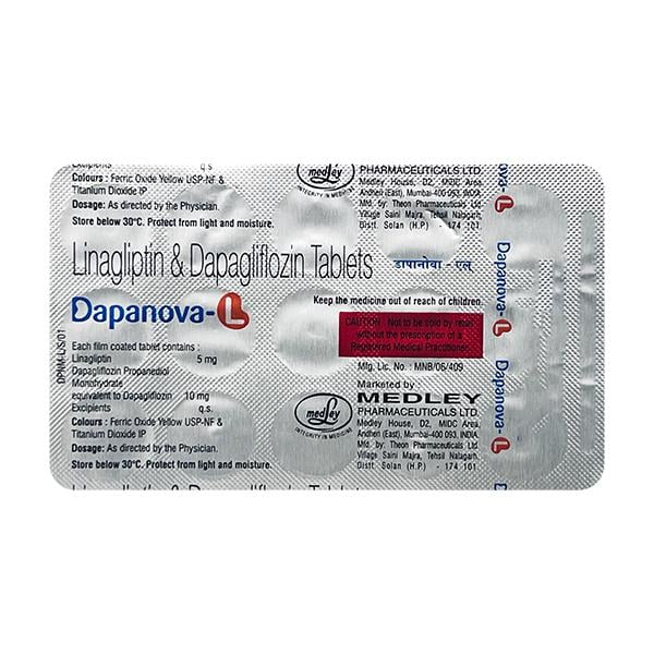 DAPANOVA L Tablet 15's