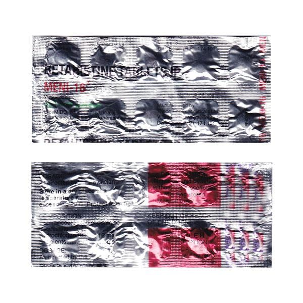 Meni 16mg Tablet 10'S