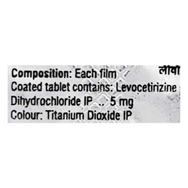 Levocetriwal Tablet 10'S