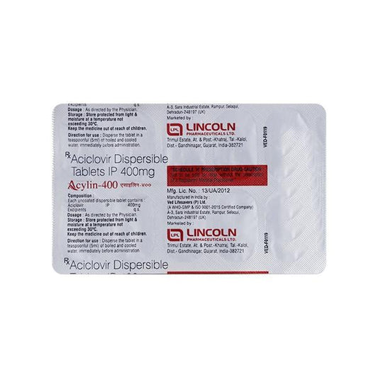 Acylin 400mg Tablet 10'S