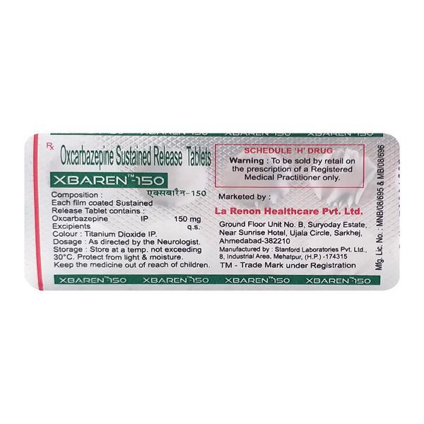 Xbaren 150mg Tablet 10'S
