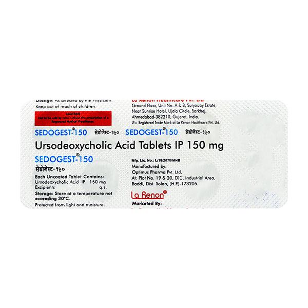Sedogest 150mg Tablet 10'S