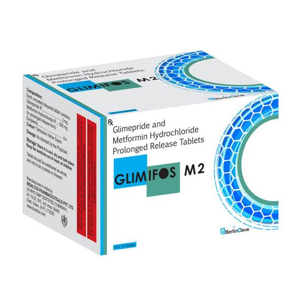 GLIMIFOS M 2mg Tablet 10's
