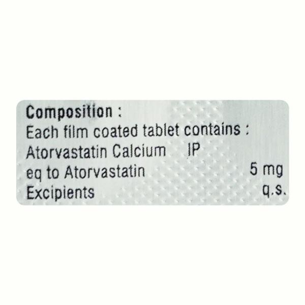 ATORVATIN 5 Tablet 10's