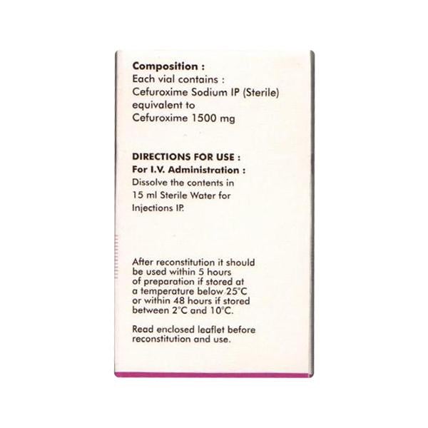 PULMOCEF 1500 Injection 1's