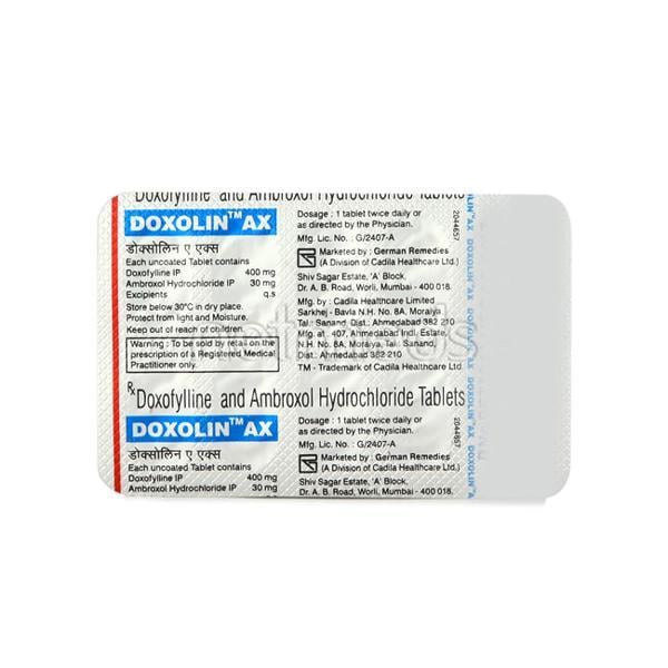Doxolin AX Tablet 10'S
