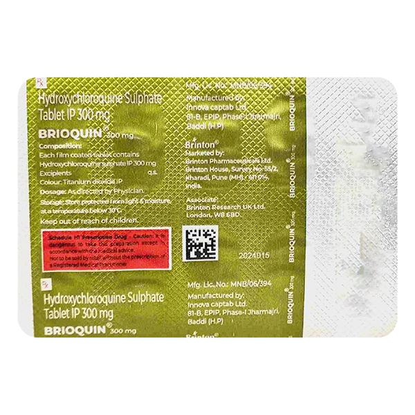 BRIOQUIN 300mg Tablet 10's