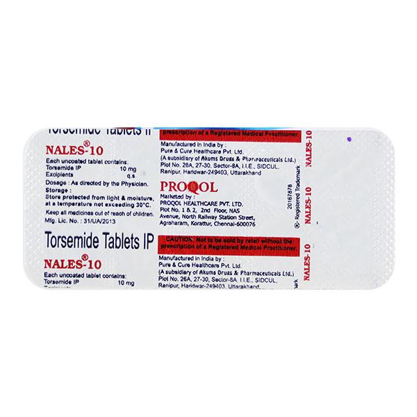 NALES 10mg Tablet 10's
