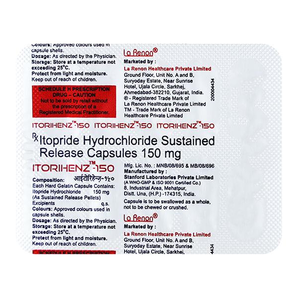 ITORIHENZ 150 Capsule 10's