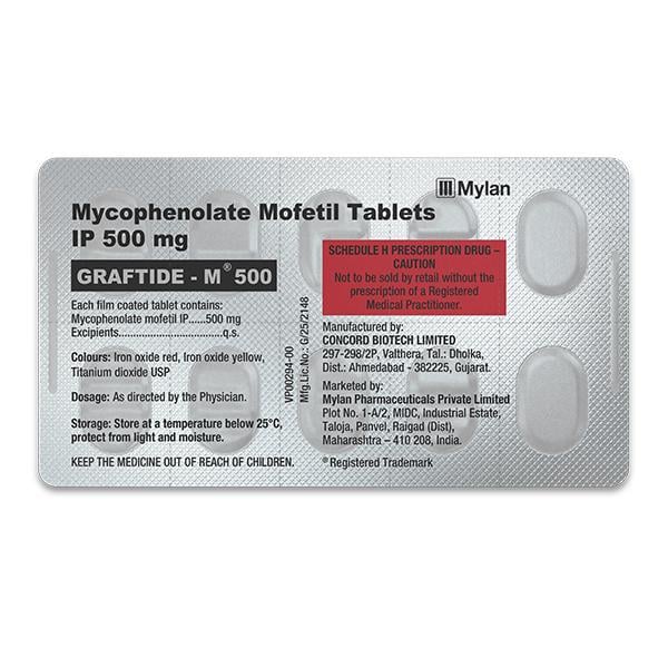 GRAFTIDE M 500mg Tablet 10's