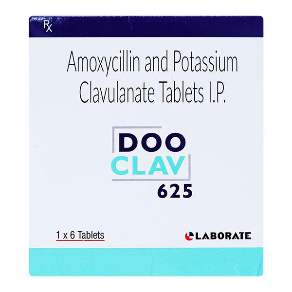 DOO CLAV 625mg Tablet 6's